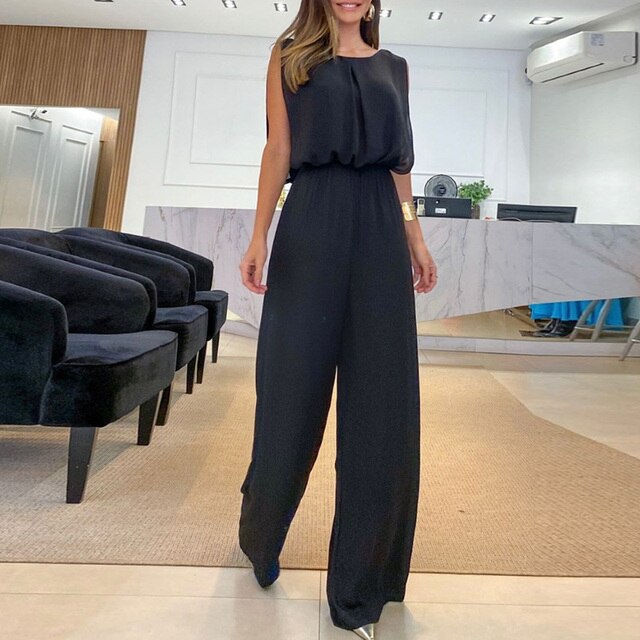Blauer Sommer-Overall - Jana