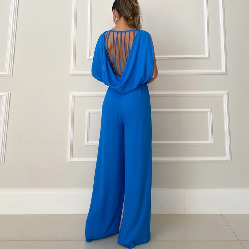 Blauer Sommer-Overall - Jana