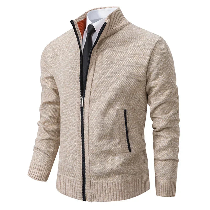 Herren Warme Jacke Rot - Jonas