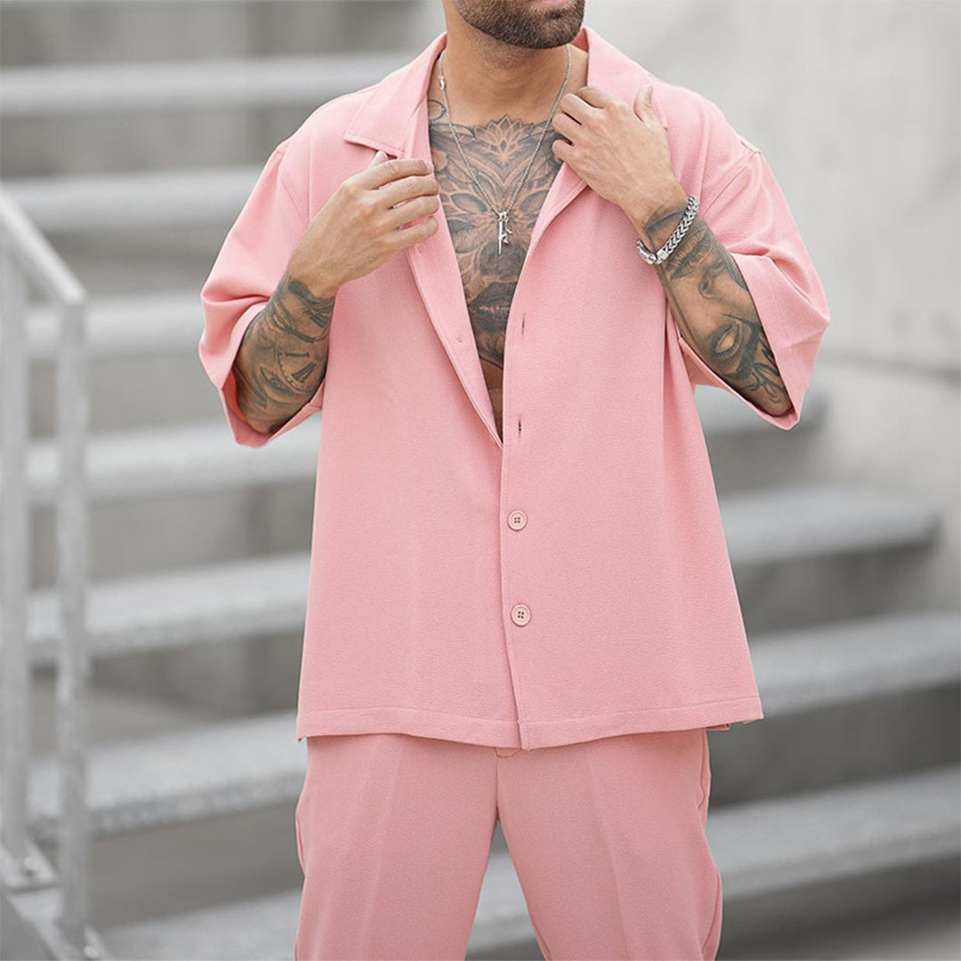Milo - Rosa Casual Herrenset