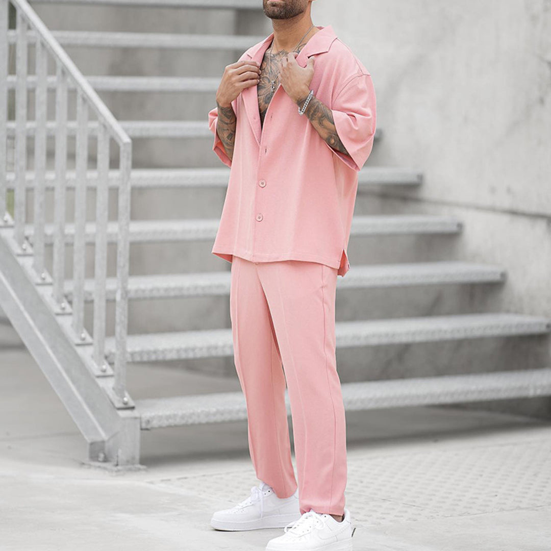 Milo - Rosa Casual Herrenset