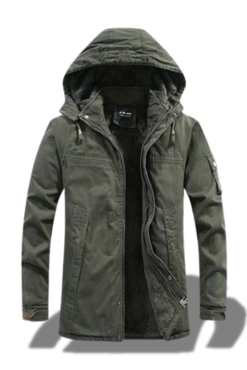 Herren Kapuzenjacke Grün - Elias