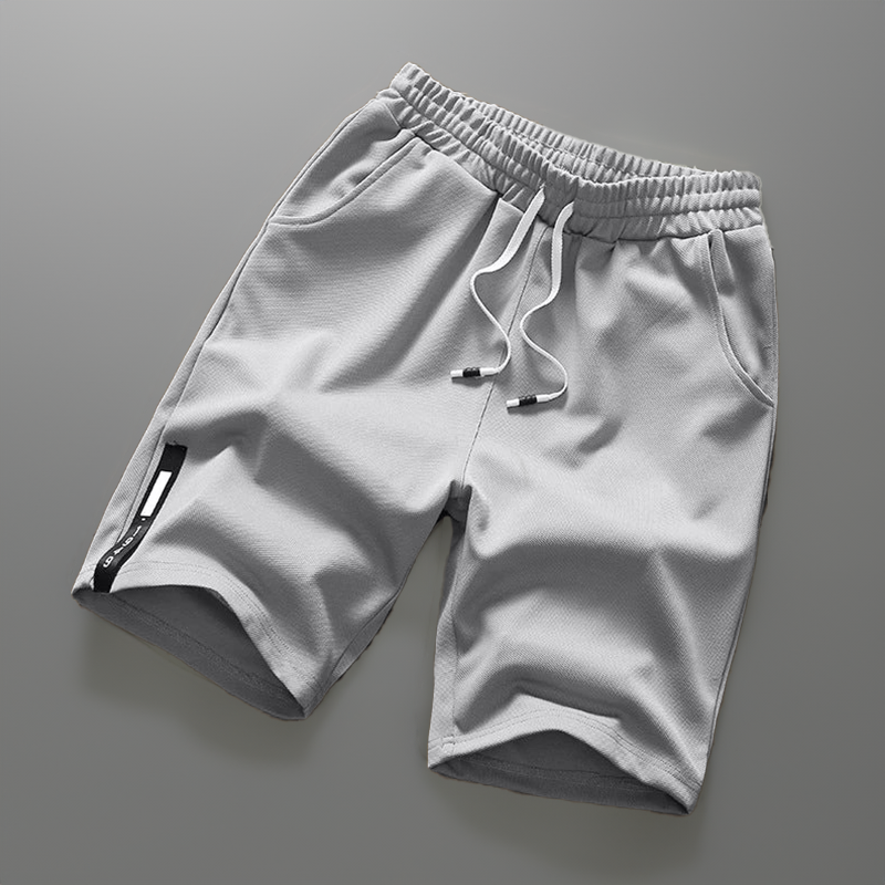 Graue Baumwoll-Shorts - Paul