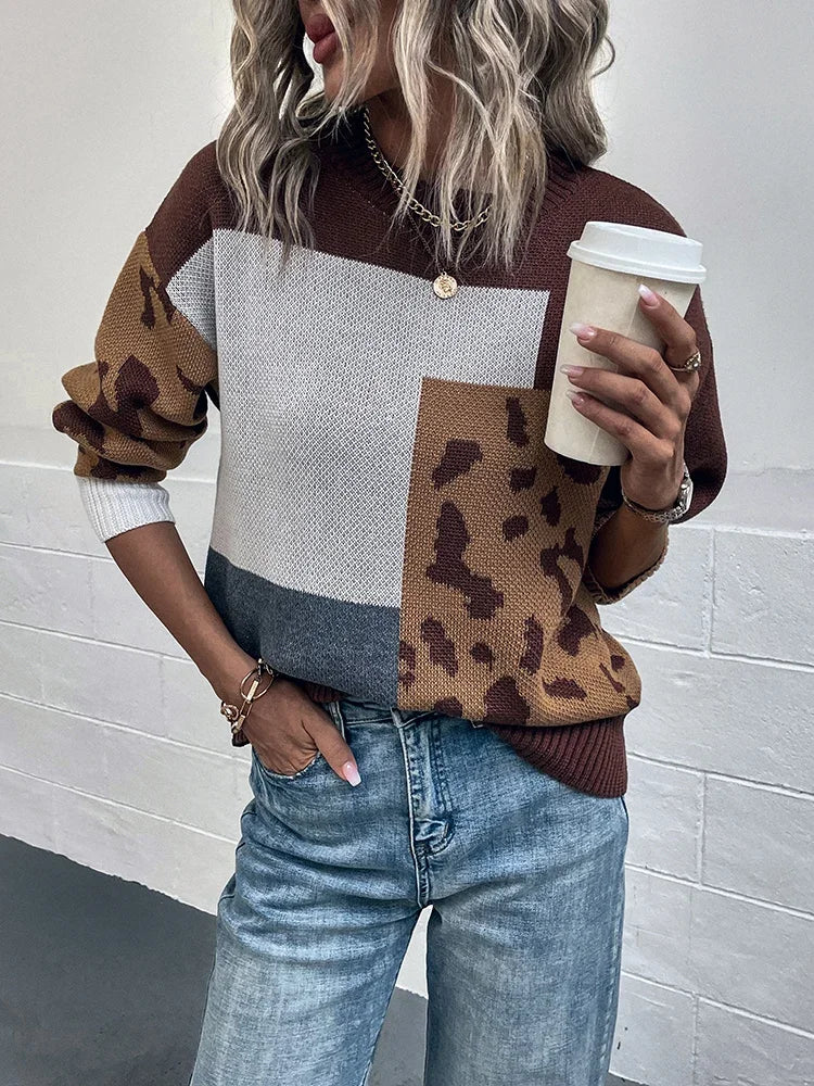 Vintage Leo Pullover Schwarz - Mila