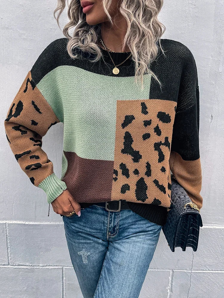 Vintage Leo Pullover Schwarz - Mila