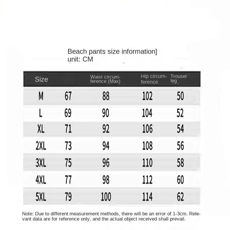 Schwarzes Hawaii-Strandset für Herren - Luca