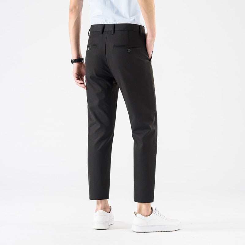 Hellblaue Stretch-Chinohosen - Leon