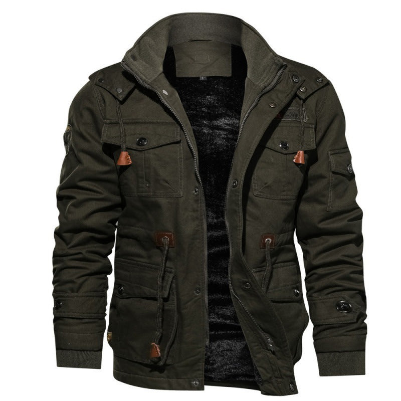 Herren Winterjacke Schwarz - Tobias