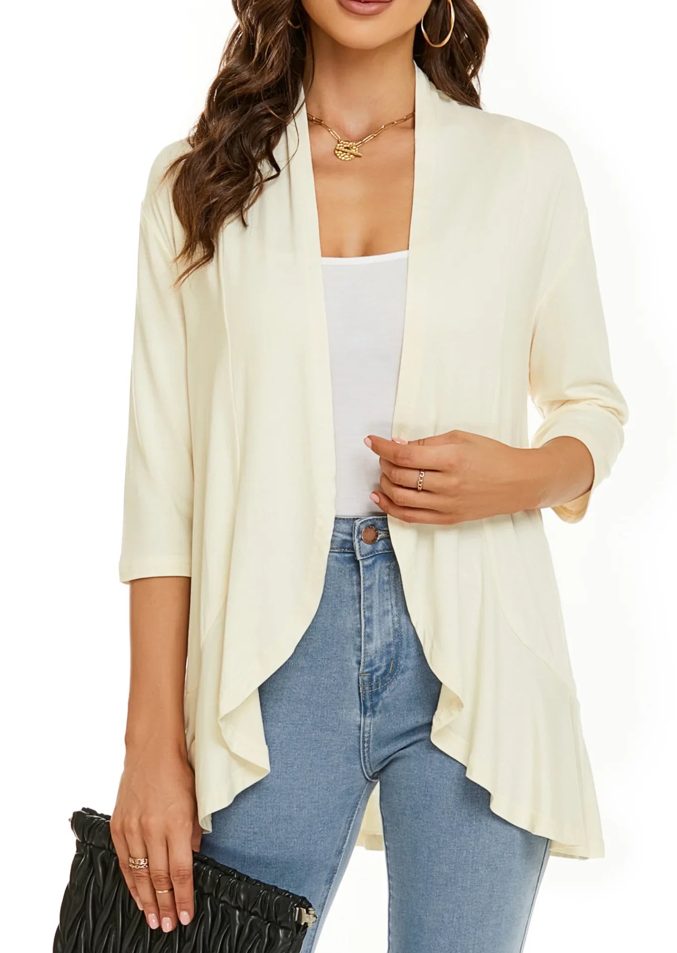 Damen Sweatshirt Beige - Alina