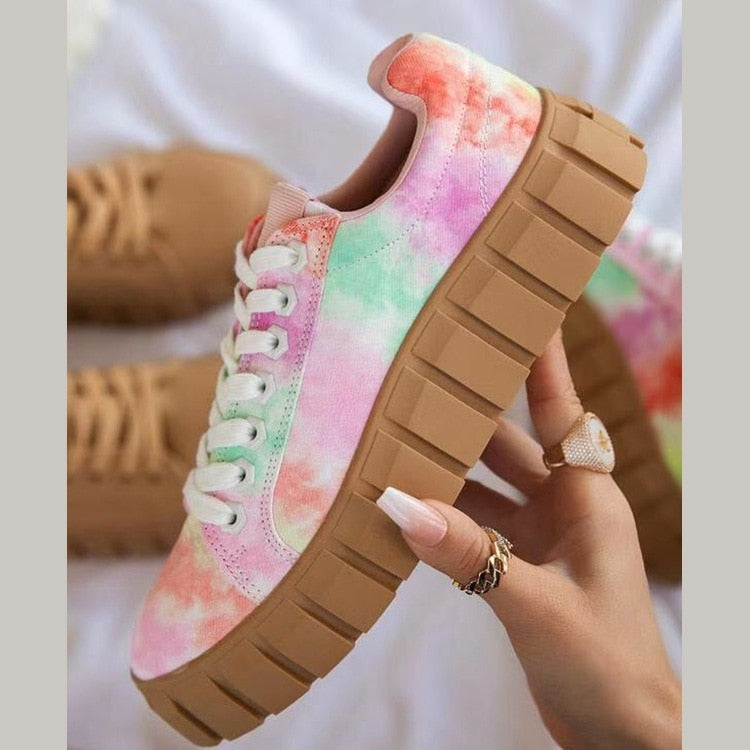 Olivia - Schwarze Trendige Damensneaker
