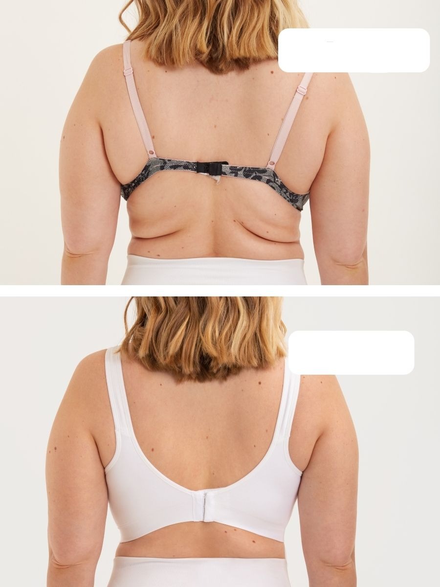 Mia - Schwarzer Nahtloser Formender BH für den täglichen Gebrauch