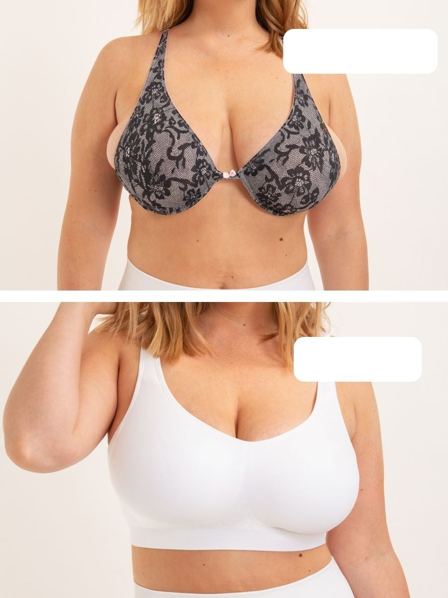 Mia - Schwarzer Nahtloser Formender BH für den täglichen Gebrauch