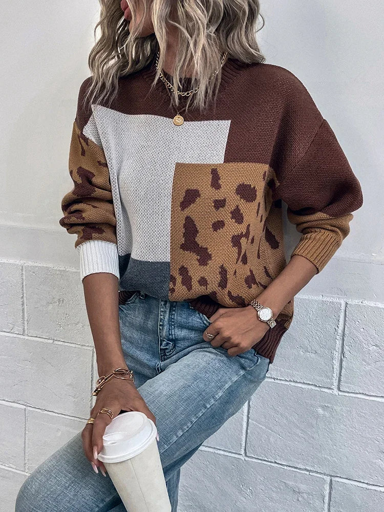 Vintage Leo Pullover Schwarz - Mila