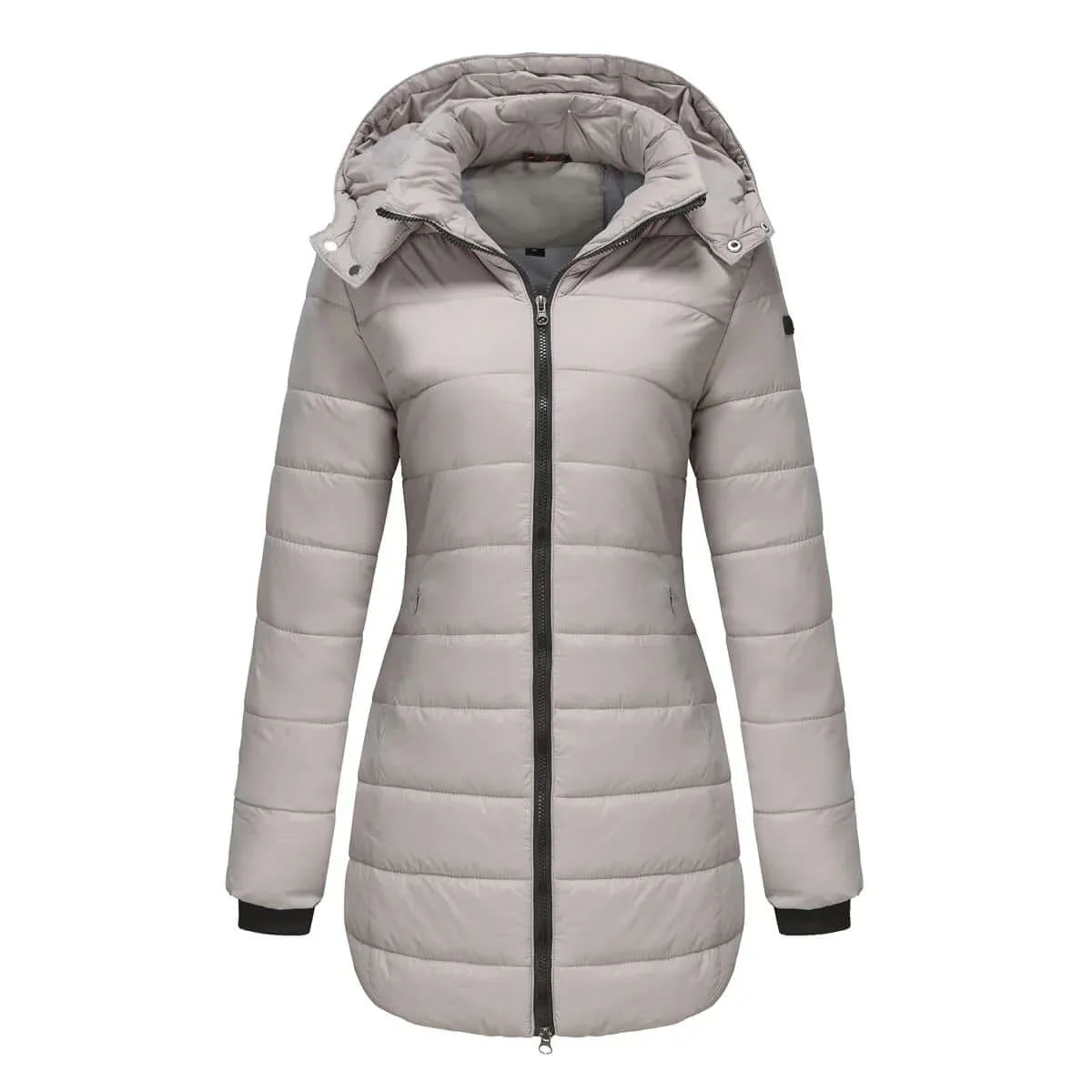 Damen Wintermantel Dunkelblau Gepolstert – Amelie