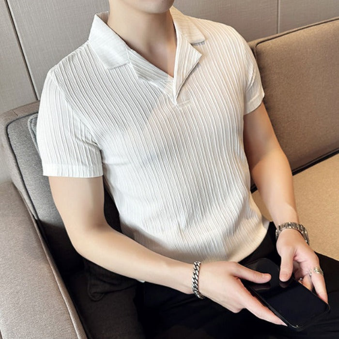 Maxx - Braun Slim Fit Poloshirt