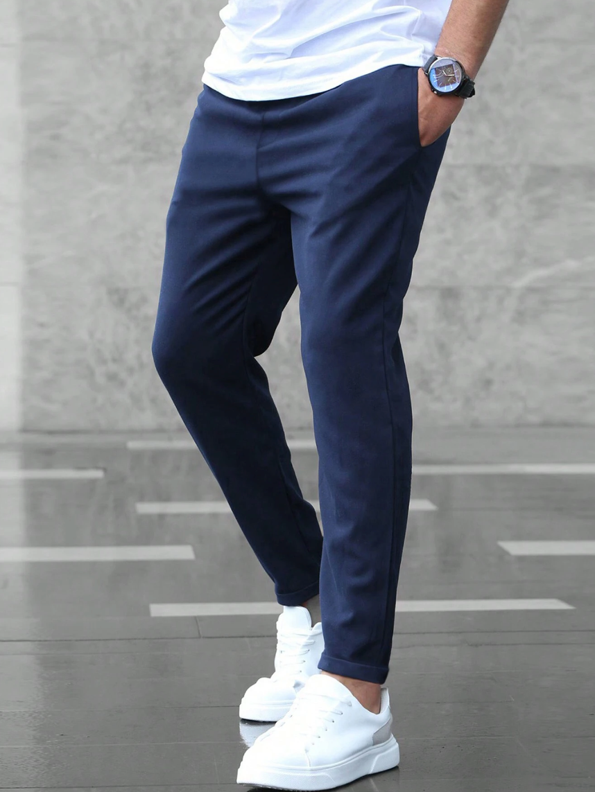 Stretchhose Olivgrün - Leo