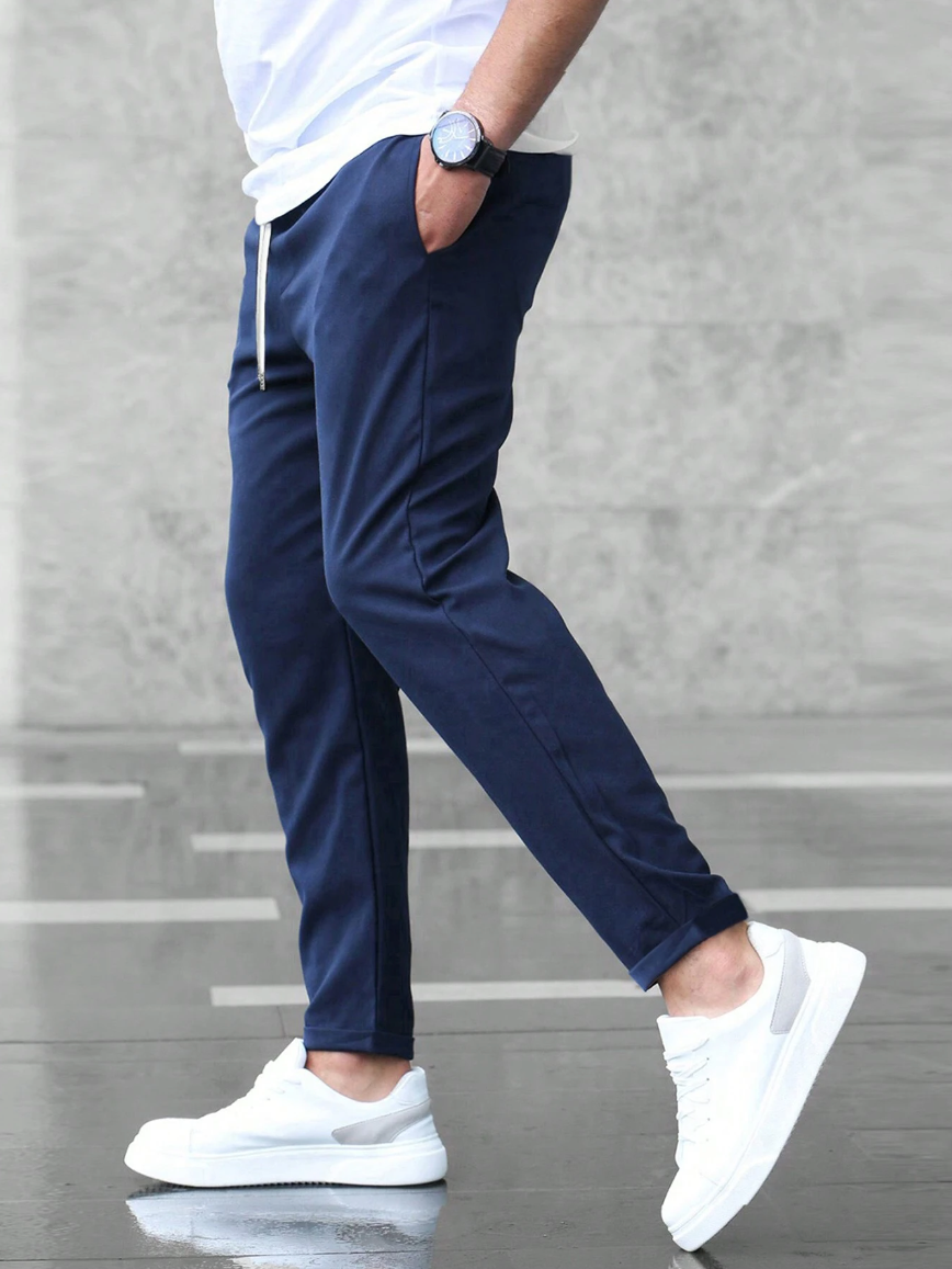 Stretchhose Olivgrün - Leo