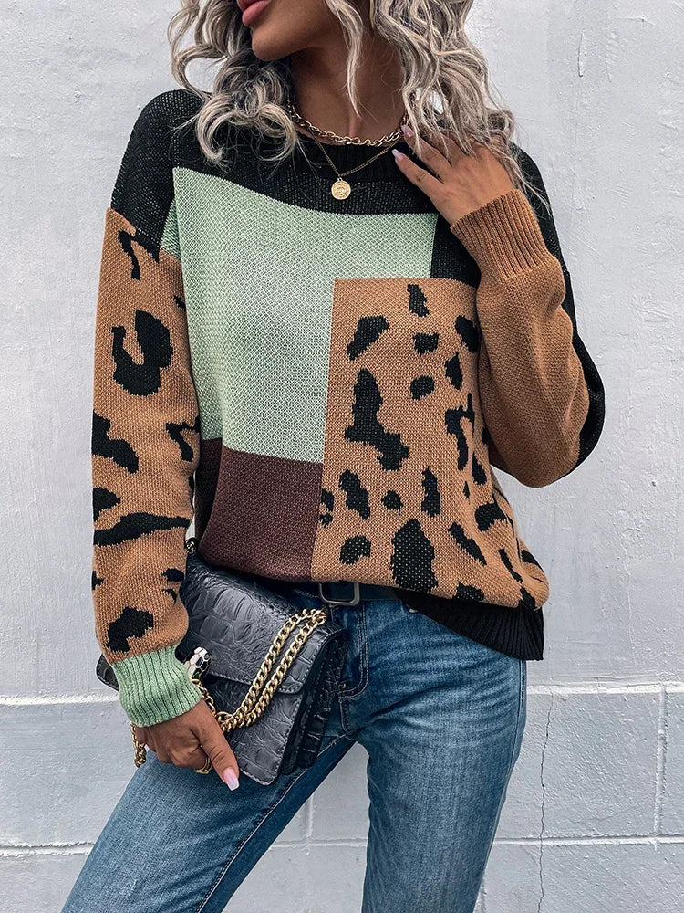 Vintage Leo Pullover Schwarz - Mila