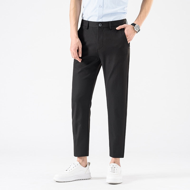 Hellblaue Stretch-Chinohosen - Leon