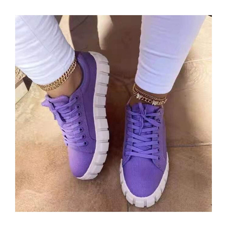 Olivia - Schwarze Trendige Damensneaker
