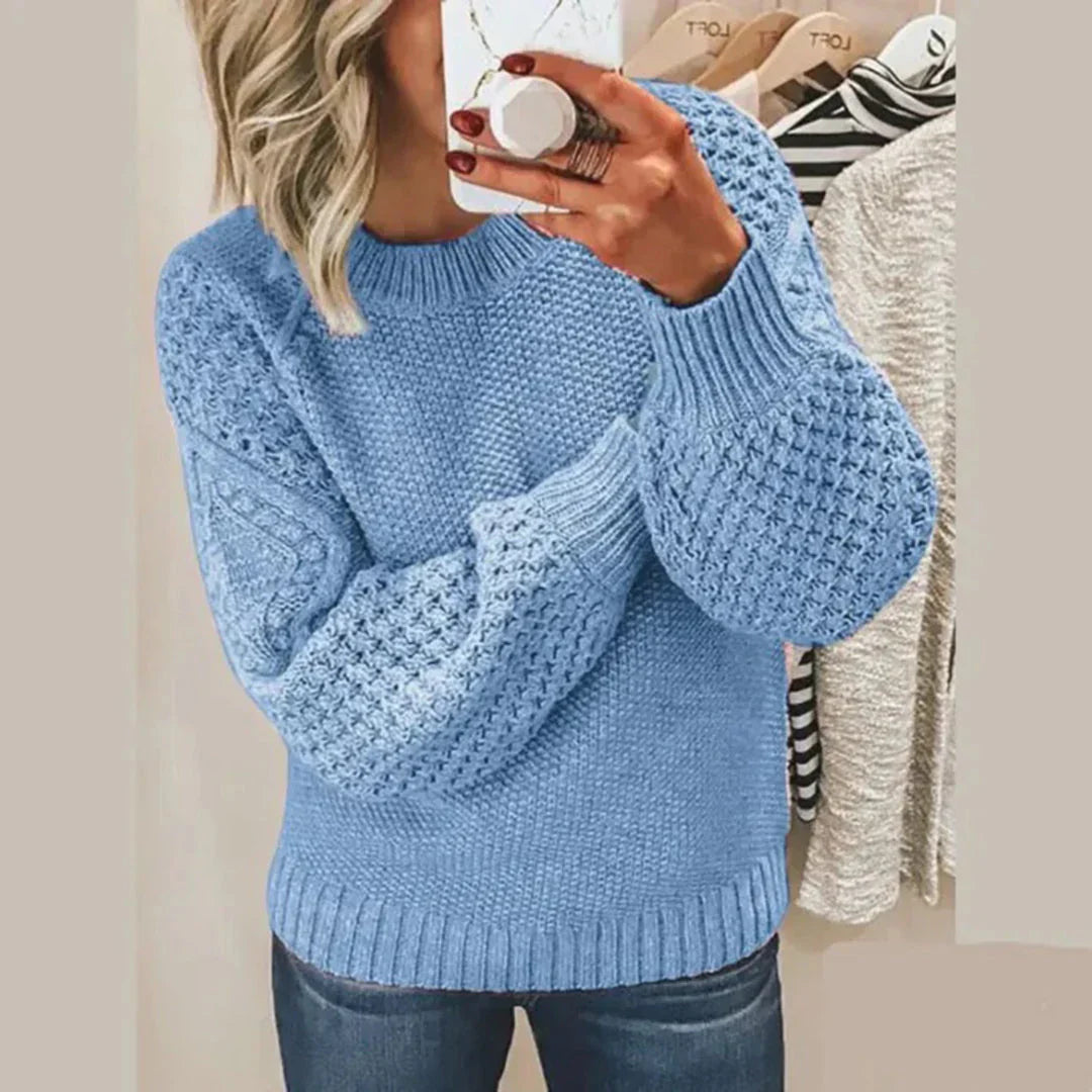 Warmer und Stilvoller Pullover Beige - Lara