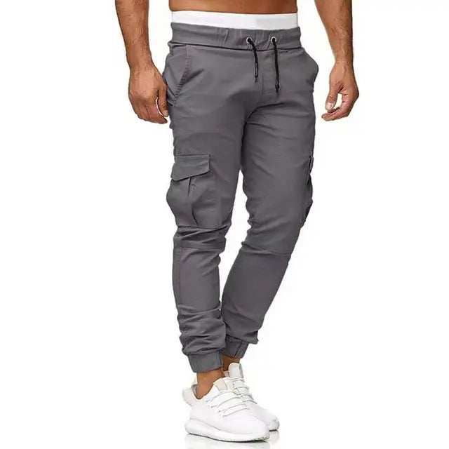 Bruce - Hellgraue Schlanke Jogginghose