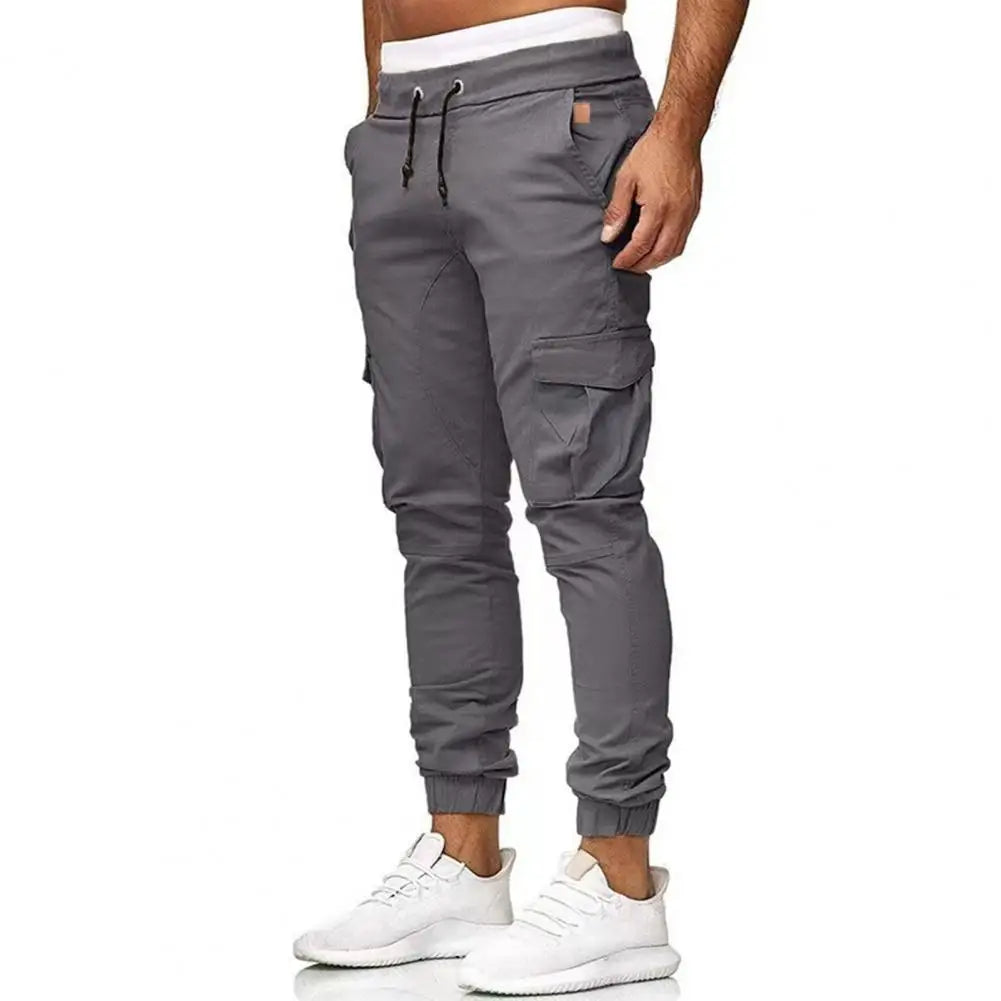 Bruce - Hellgraue Schlanke Jogginghose