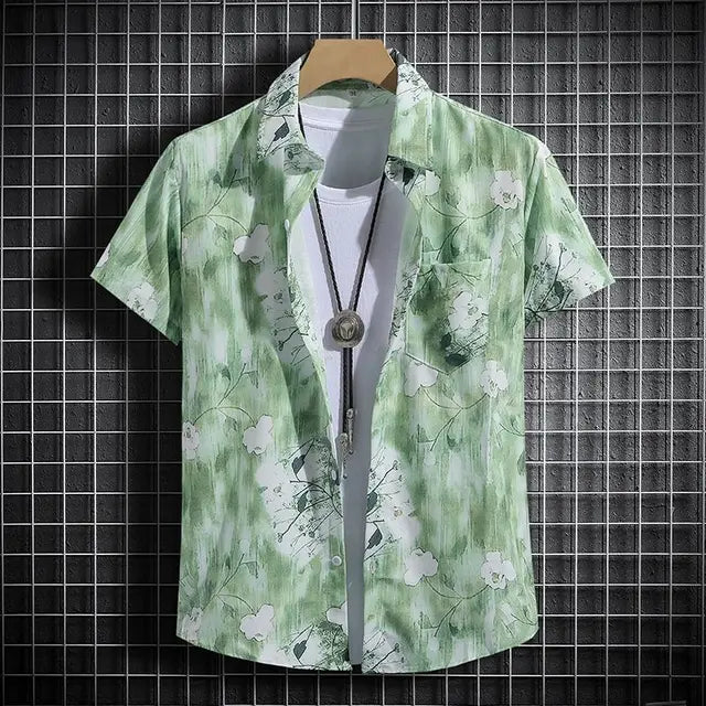 Schwarzes Hawaii-Strandset für Herren - Luca