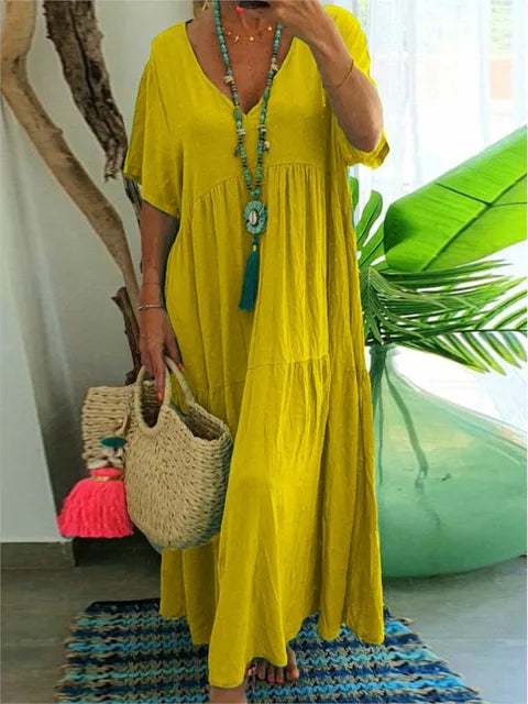 Khaki Sommerkleid - Zara
