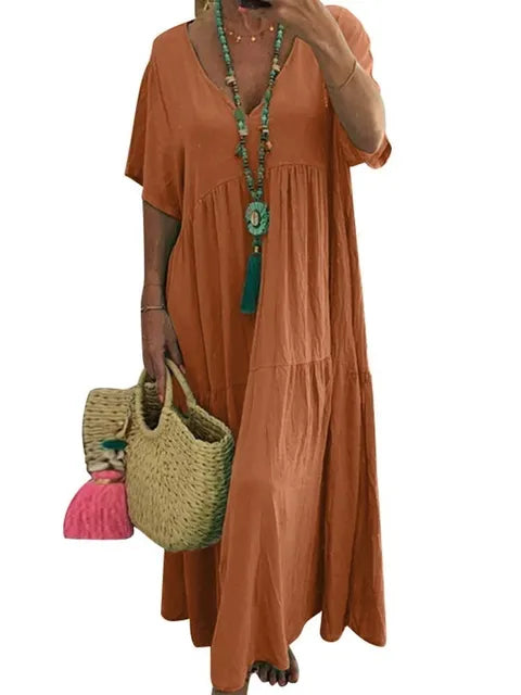 Khaki Sommerkleid - Zara