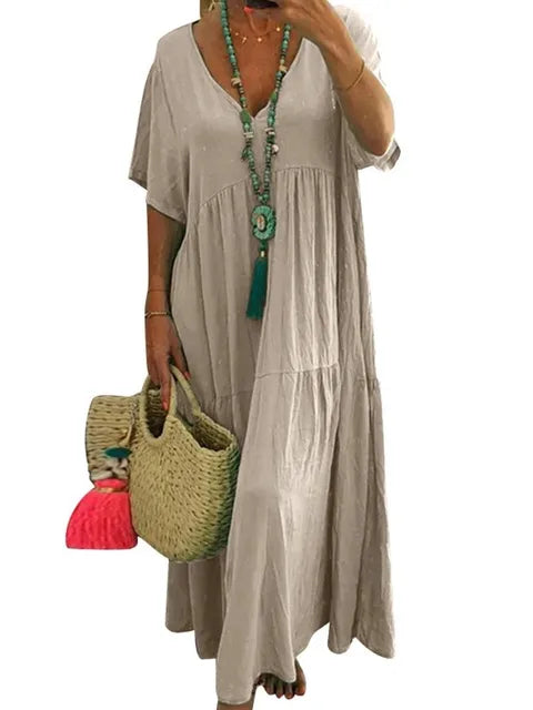 Khaki Sommerkleid - Zara