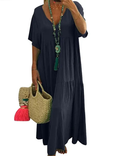 Khaki Sommerkleid - Zara