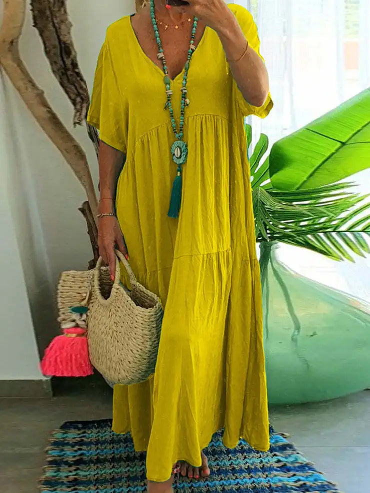 Khaki Sommerkleid - Zara