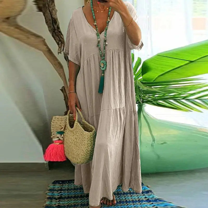 Khaki Sommerkleid - Zara