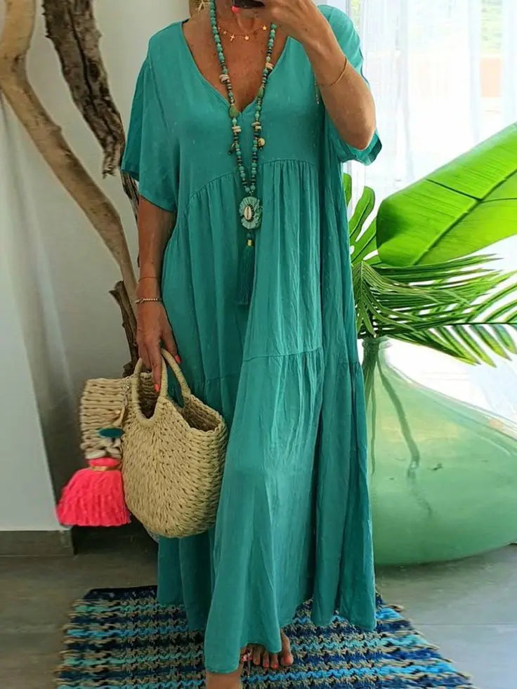 Khaki Sommerkleid - Zara