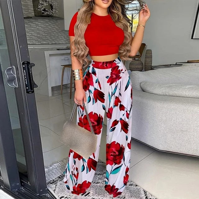 Rotes Zweiteiler-Set - Emma