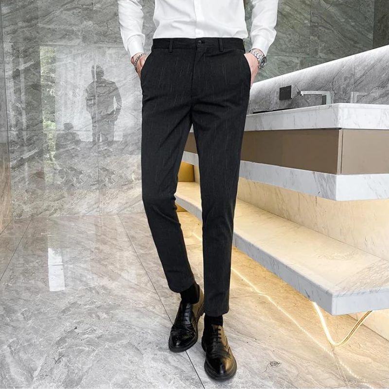 Lucas - Schwarze Herrenhose