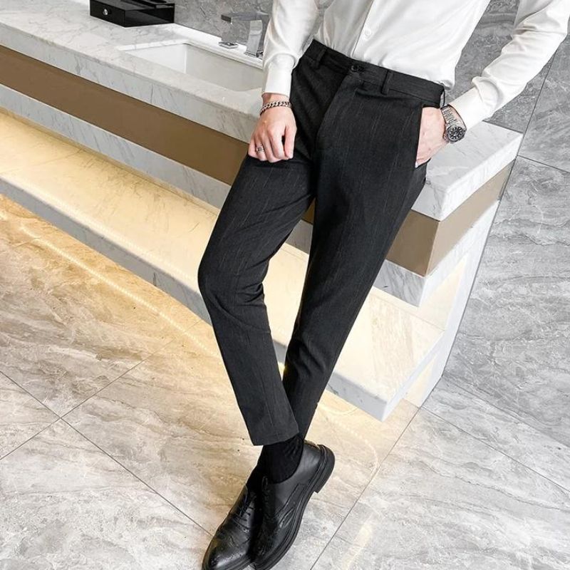 Lucas - Schwarze Herrenhose