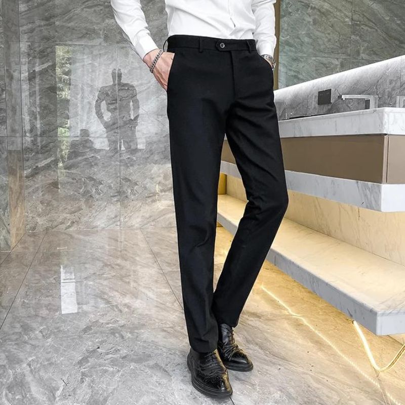 Lucas - Schwarze Herrenhose