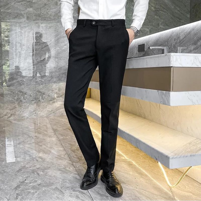 Lucas - Schwarze Herrenhose