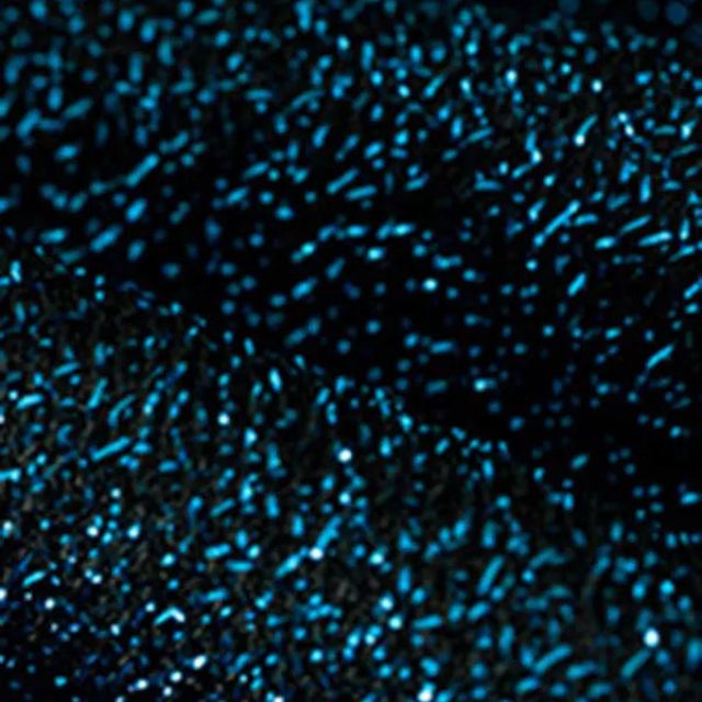 Esmee - Blaues Glänzendes Midi-Kleid mit Taillenbetonung