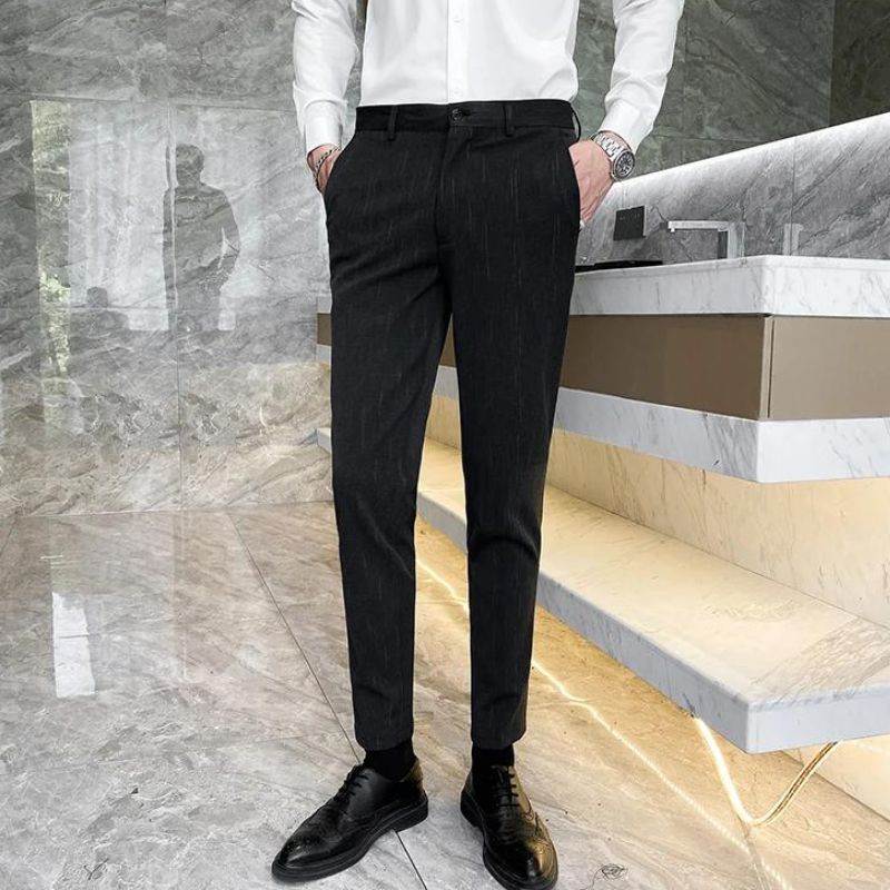 Lucas - Schwarze Herrenhose