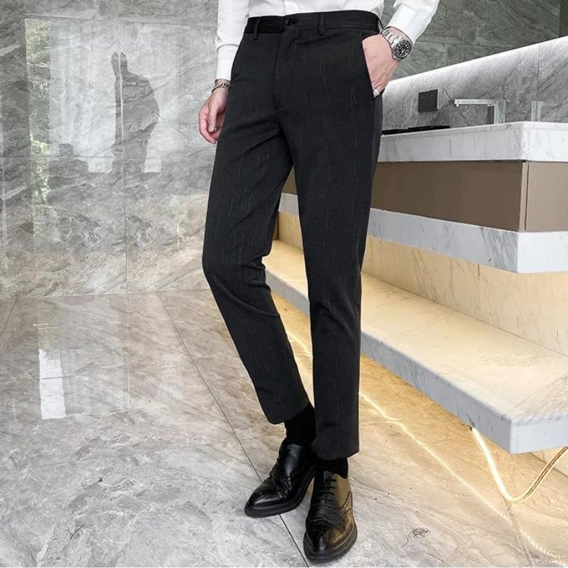 Lucas - Schwarze Herrenhose