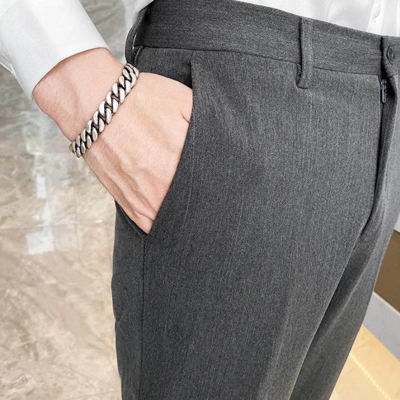 Lucas - Schwarze Herrenhose