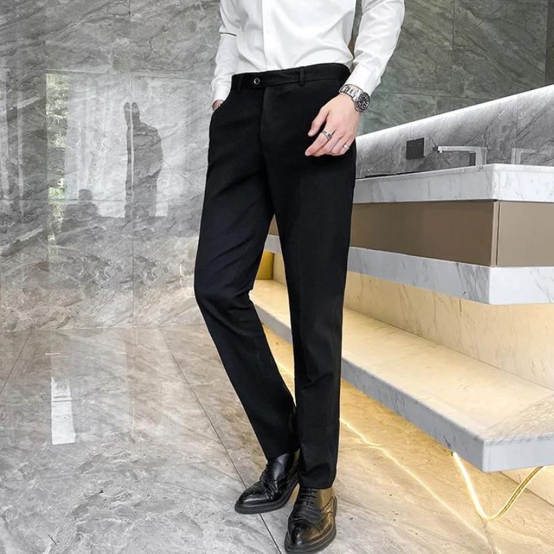 Lucas - Schwarze Herrenhose