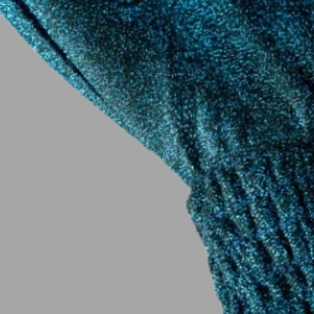 Esmee - Blaues Glänzendes Midi-Kleid mit Taillenbetonung