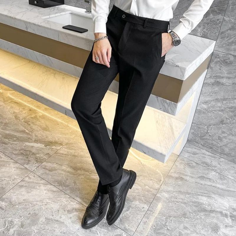 Lucas - Schwarze Herrenhose