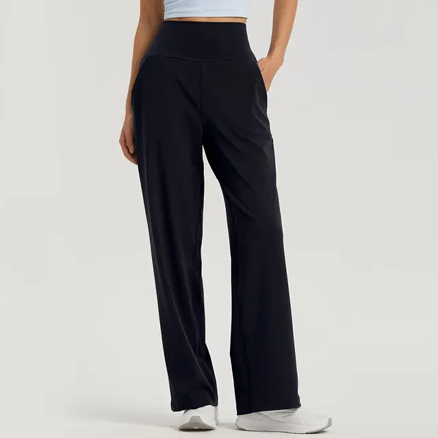 Blenda - Schwarze Weite Yogahose