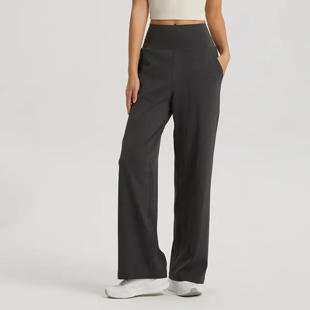 Blenda - Schwarze Weite Yogahose
