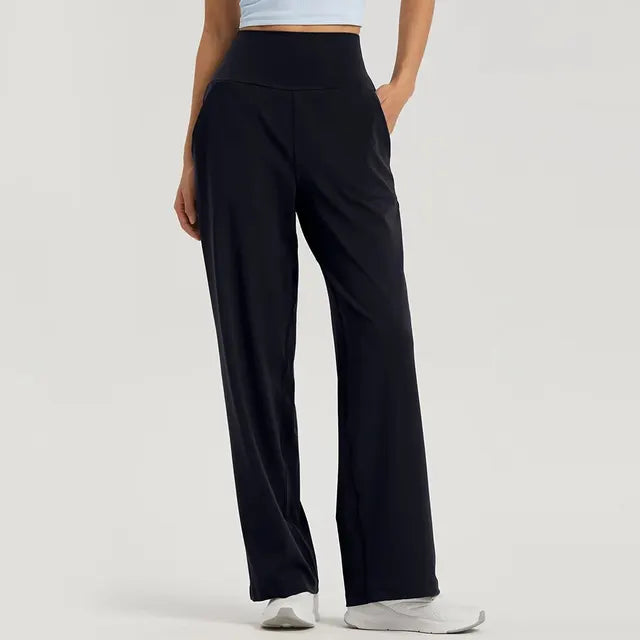 Blenda - Schwarze Weite Yogahose